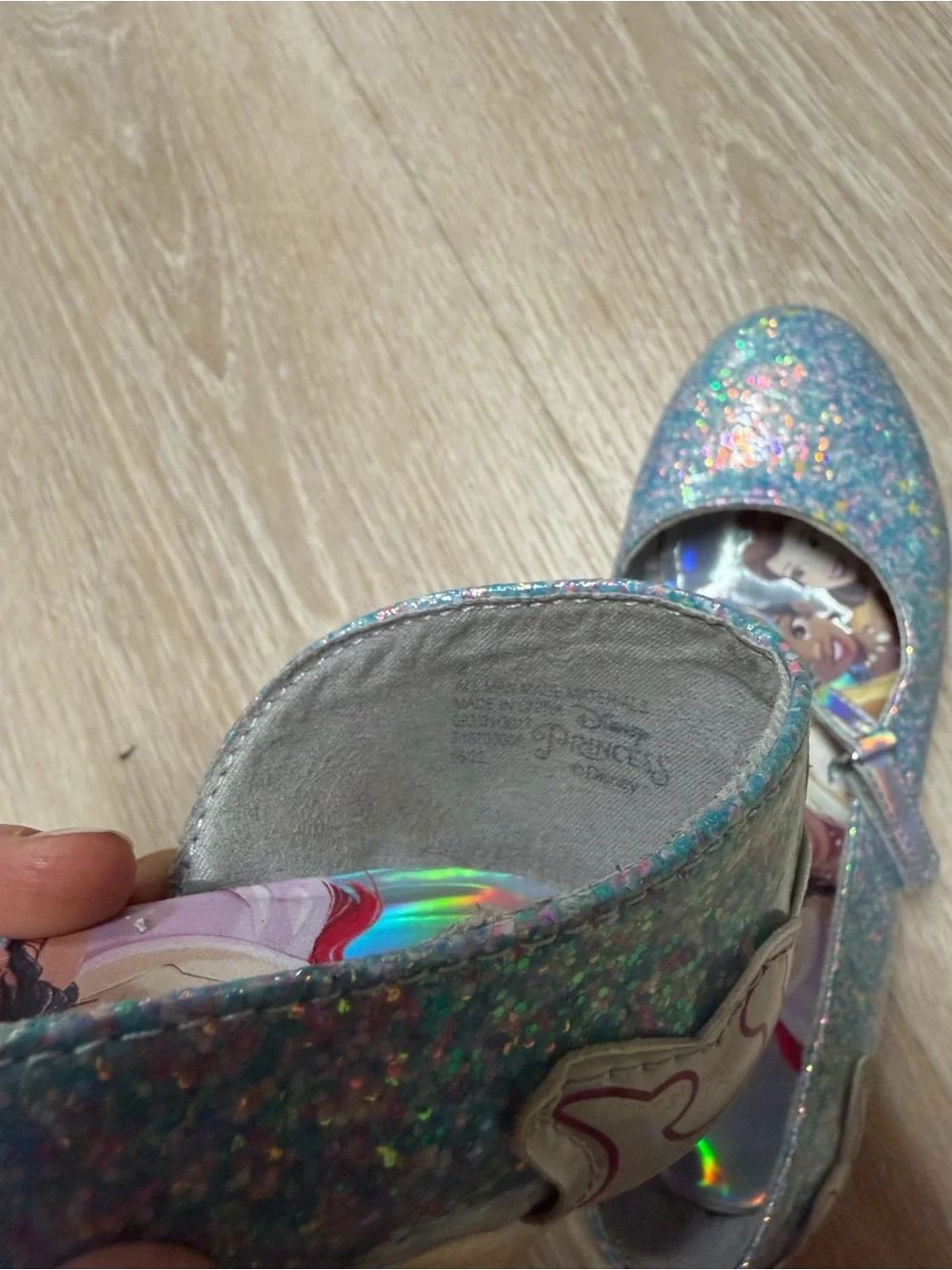 Girls Disney princess dress up shoes
